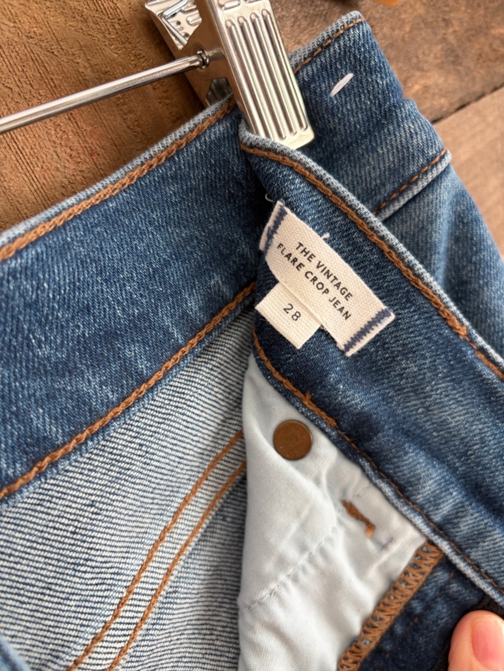 Madewell Vintage Flare Crop Jean NWOT - Picture 4 of 8